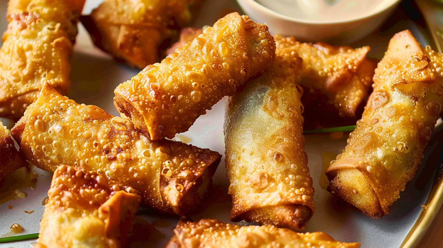 Crab Cake Egg Rolls