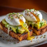 Avocado Poached Egg Toasts