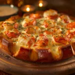 Cheesy Lobster Garlic Bread