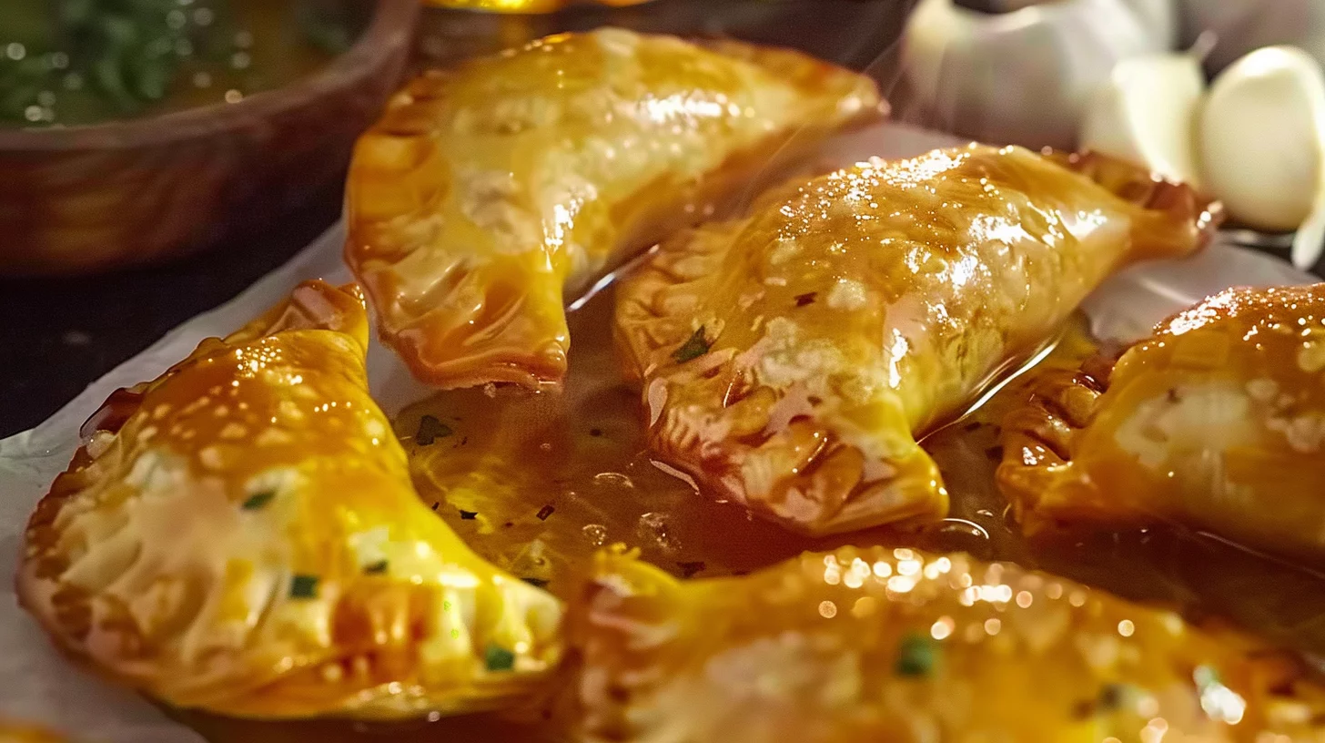 Cheesy Shrimp-crab Empanada Bombs