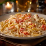 Creamy Lobster Alfredo Linguine