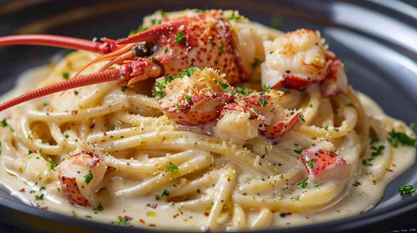 Creamy Lobster Alfredo