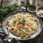 Creamy Lobster Fettuccine Alfredo