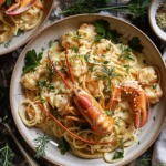 Creamy Lobster Spaghetti