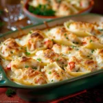 Creamy Lobster Stuffed Pasta Shells
