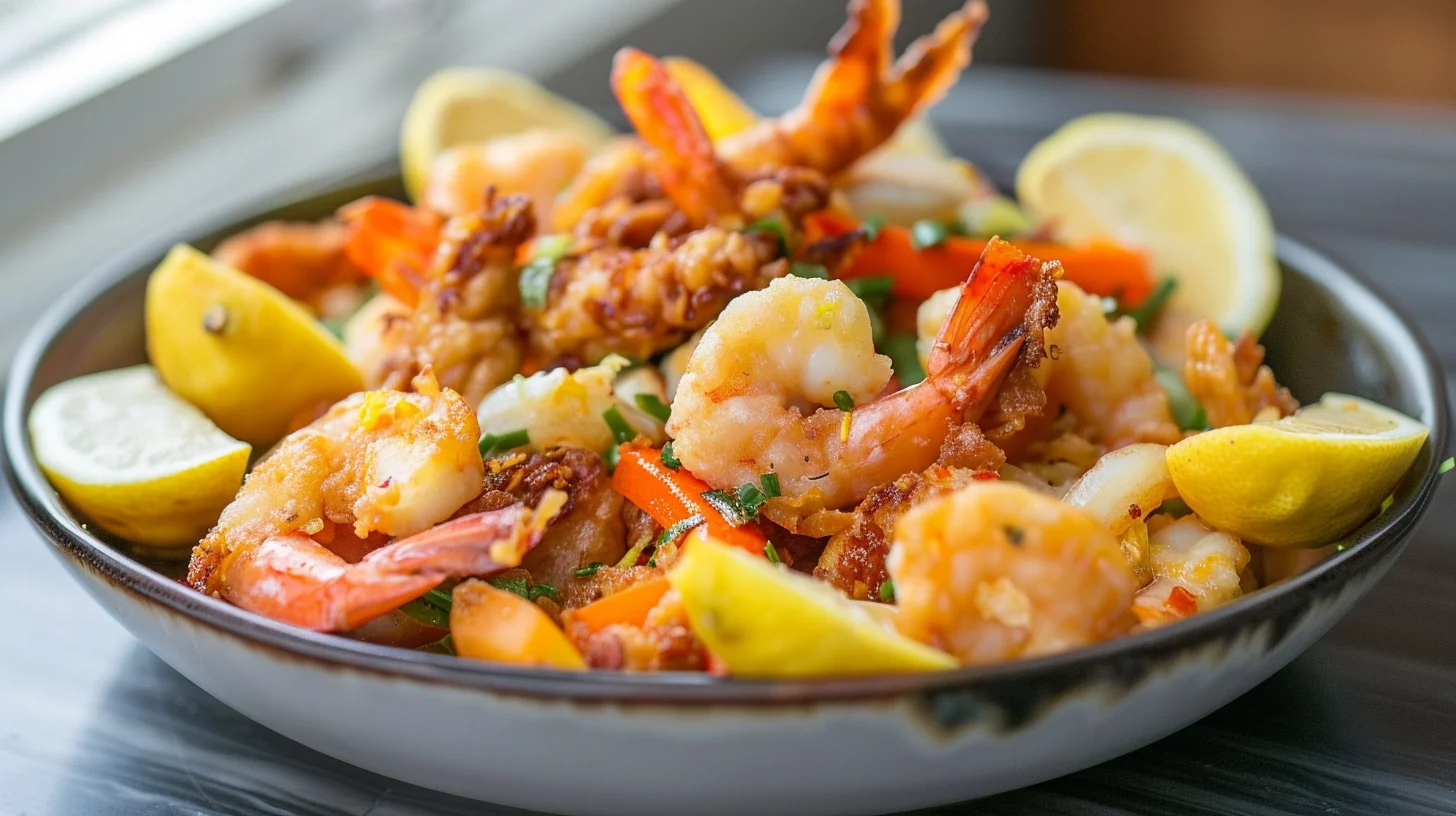 Fritto Misto Seafoodvegetable Fry