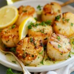 Garlic Air Fryer Scallops