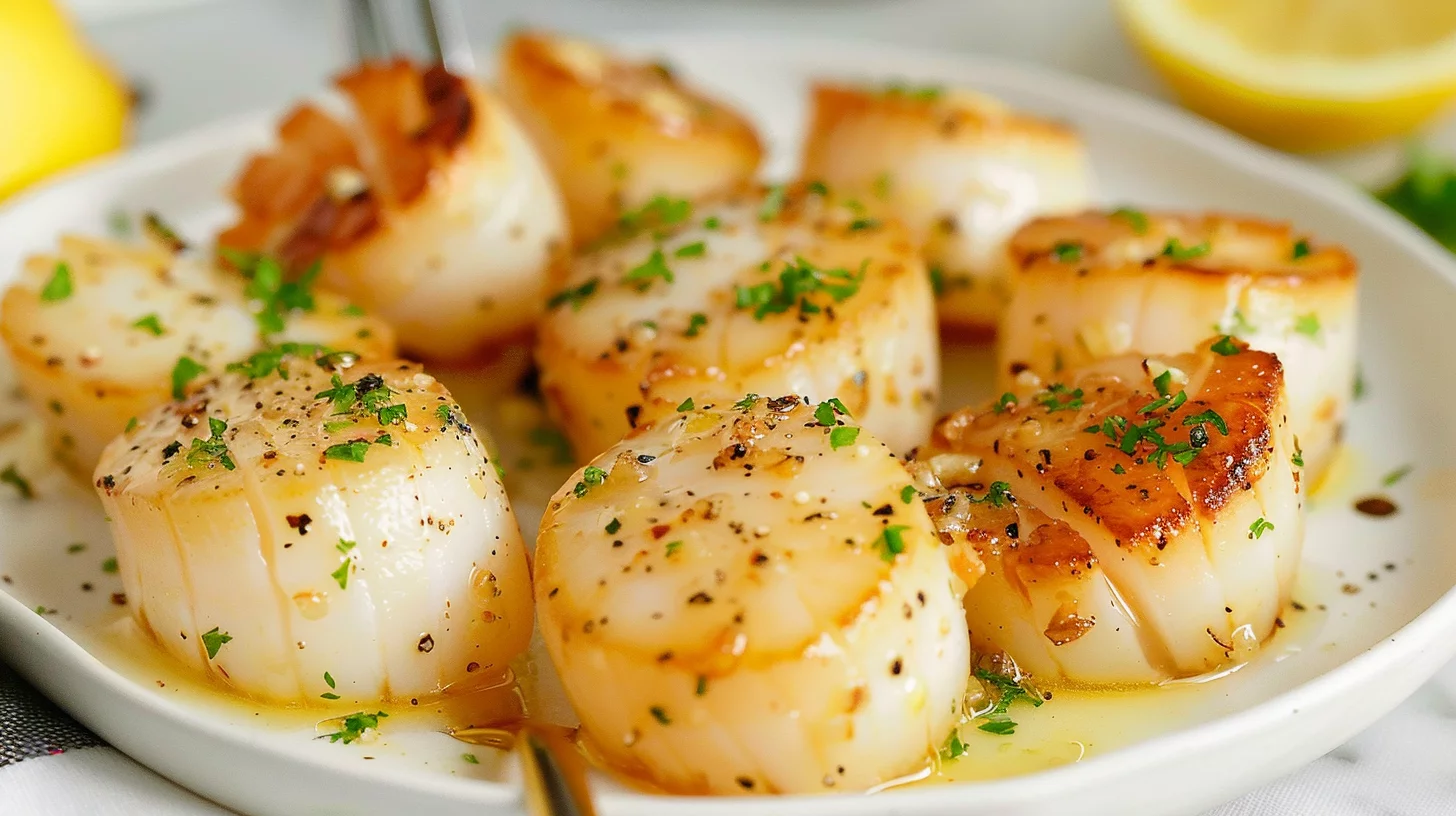Garlic Air Fryer Scallops