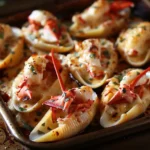 Garlic Butter Lobster Stuffed Shells