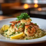 Garlic Butter Shrimp and Orzo