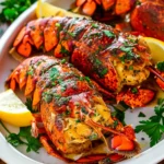 Garlic Herb Butter Lobster Tails