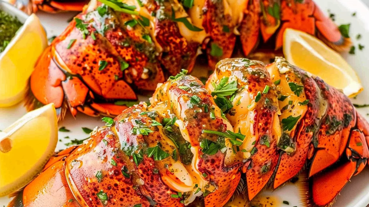 Garlic Herb Butter Lobster Tails