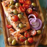 Grilled Mediterranean Cedarplank Salmon