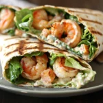 Grilled Shrimp Caesar Wraps