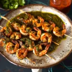 Grilled Wild-prawn Skewers With Chermoula