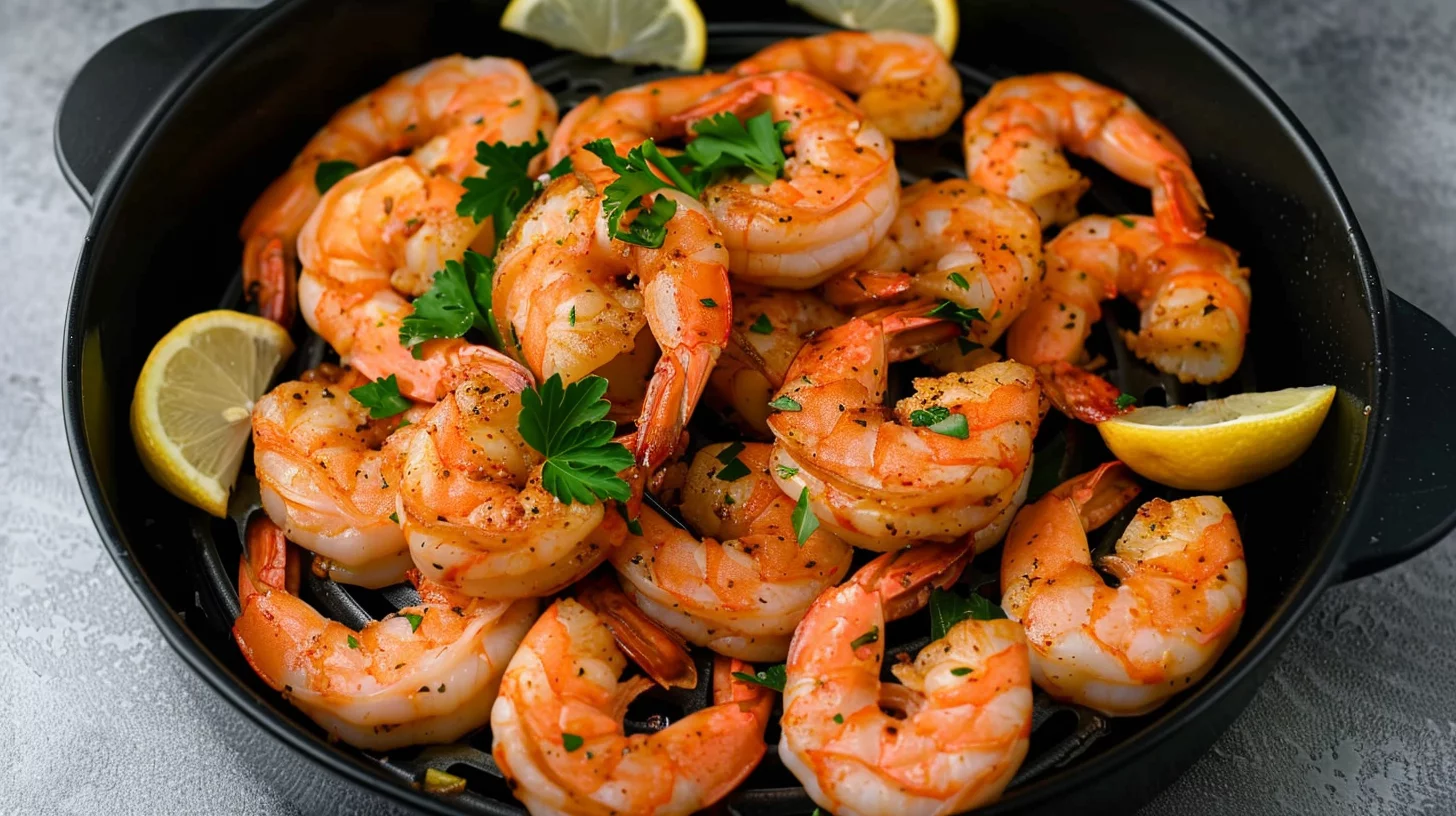 Juicy Air Fryer Shrimp In Under 10 Minutes