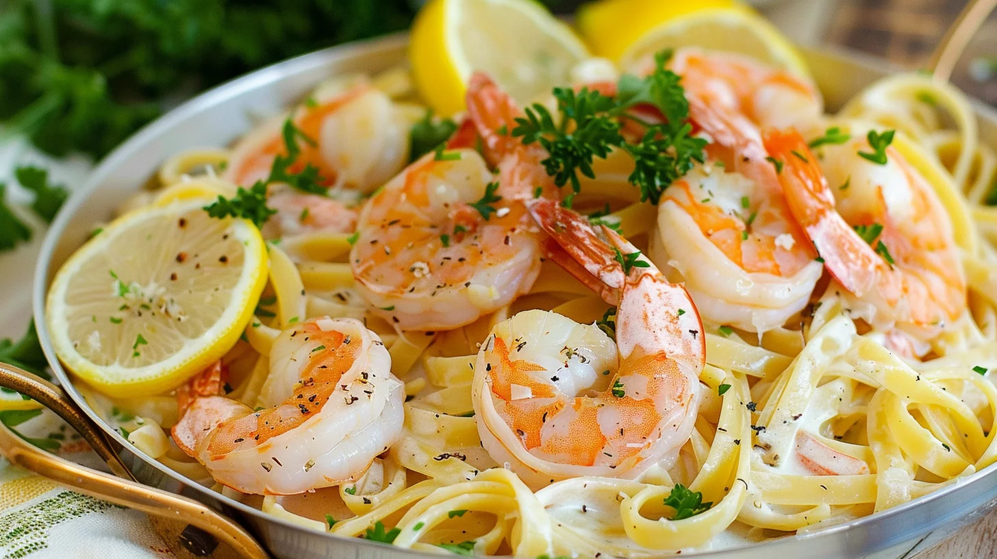 Linguine In Shrimp Cream