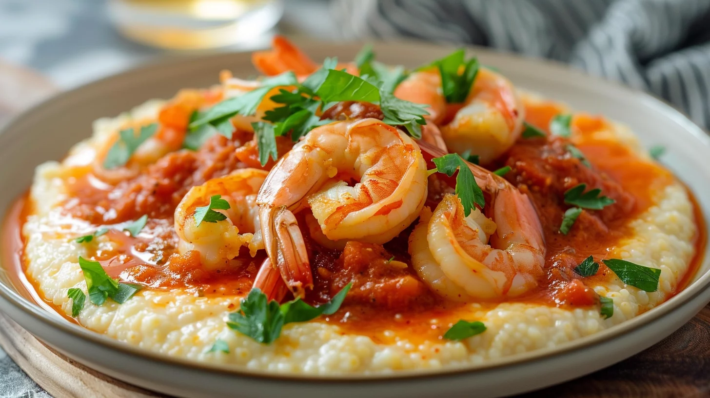 Loaded Cajun Seafood Grits