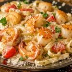 Loaded Seafood Alfredo