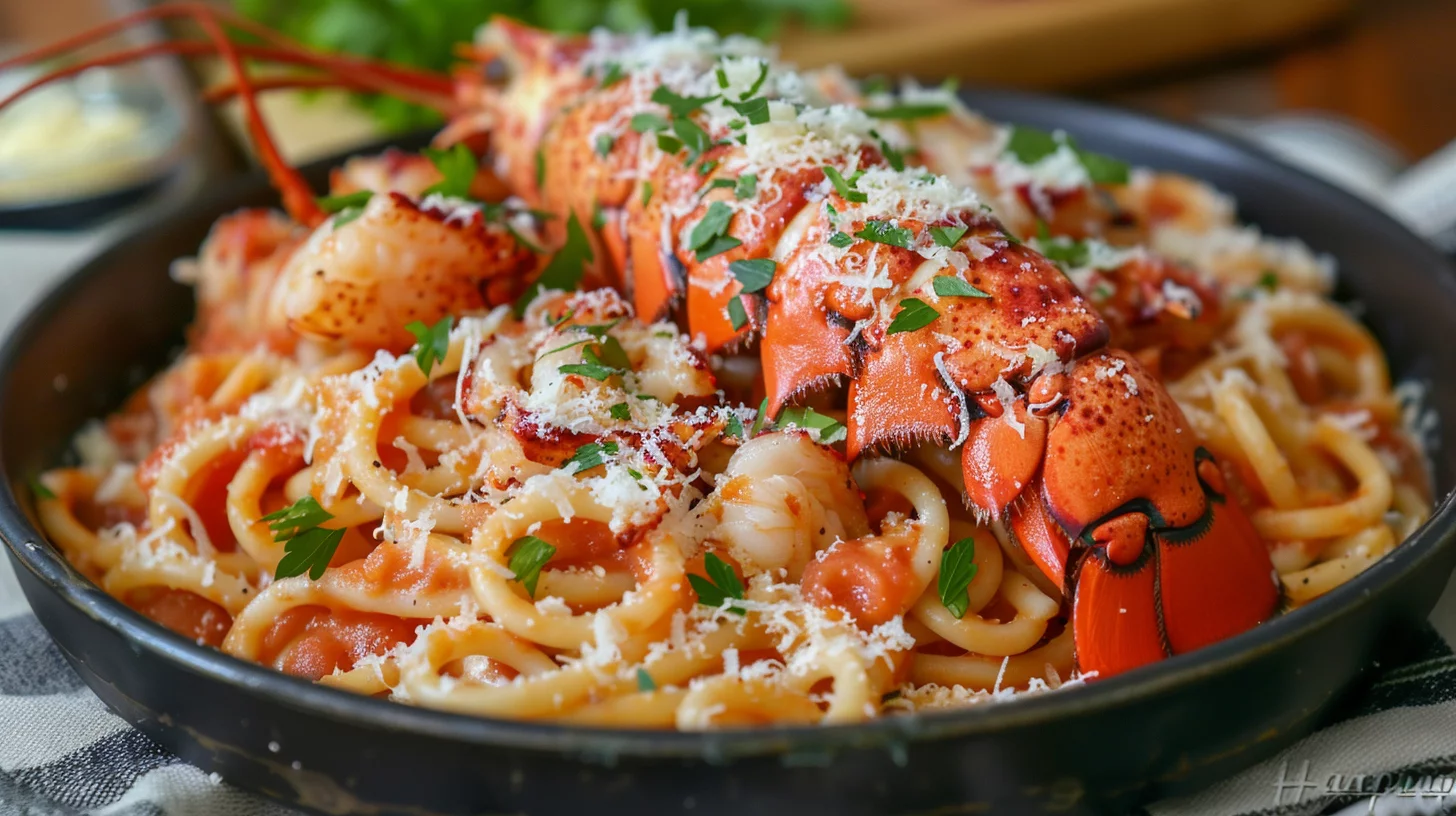 Lobster Pasta With Trader Joe's Langostino and Bisque