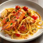 Lobster Spaghetti With Cherry Tomato Sauce