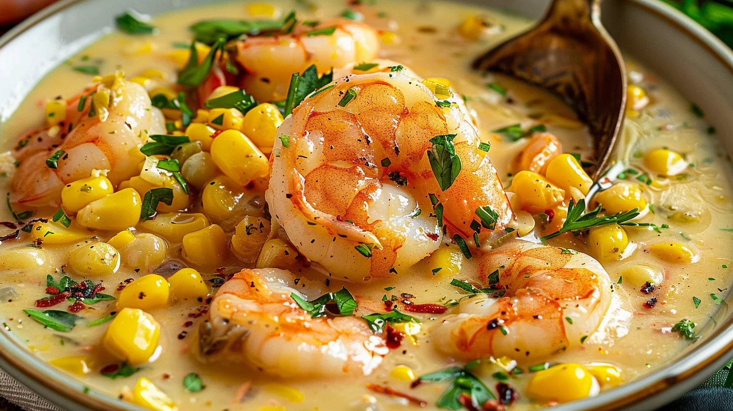 New Orleans Shrimp and Corn Bisque