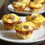 Sausage Egg and Cheese Bisquick Muffins