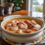 Seafood Bisque With Crab Shrimp and Lobster