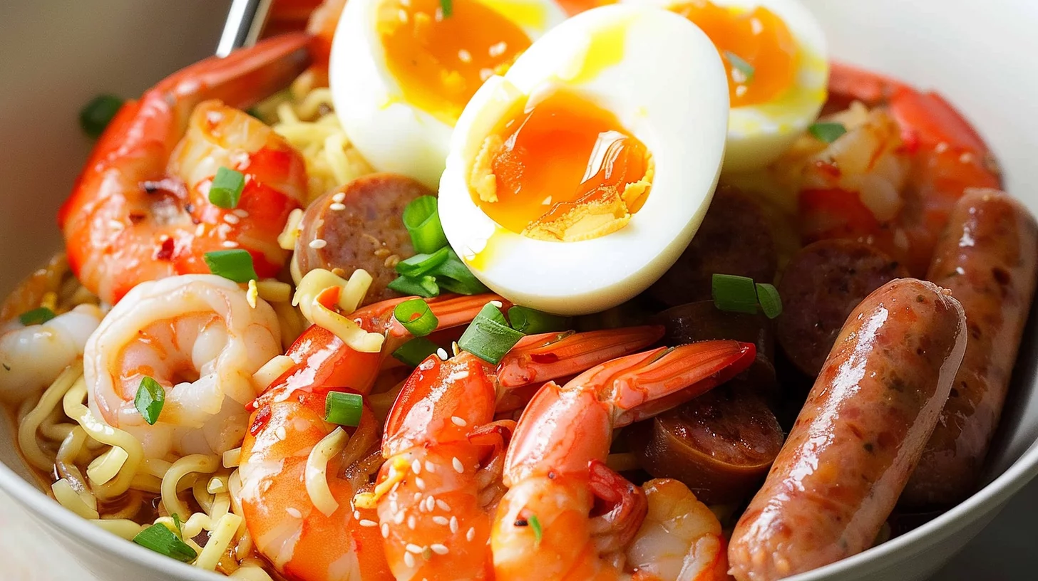 Seafood Boil Ramen Bowl