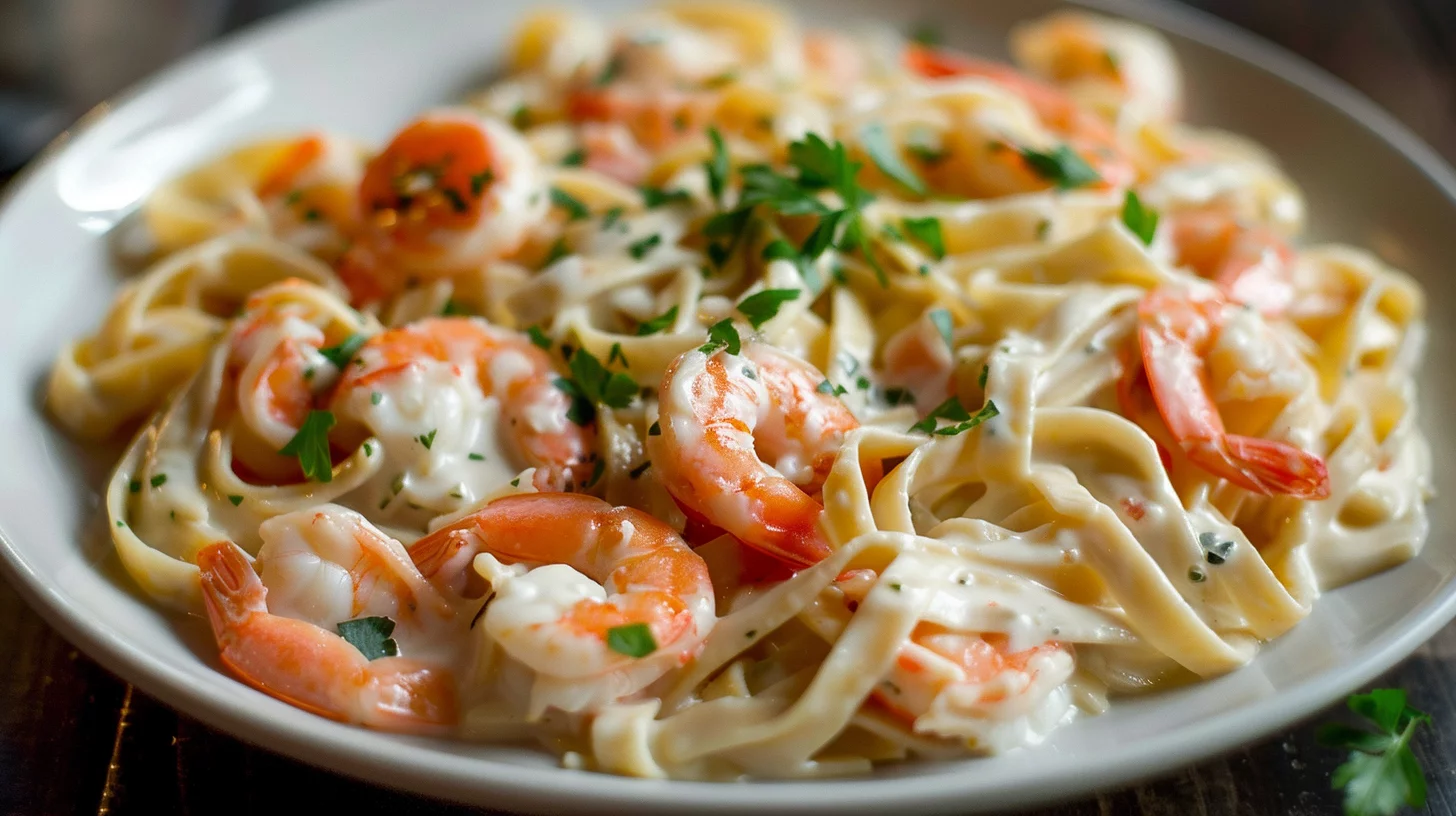 Seafood Fettuccine Alfredo