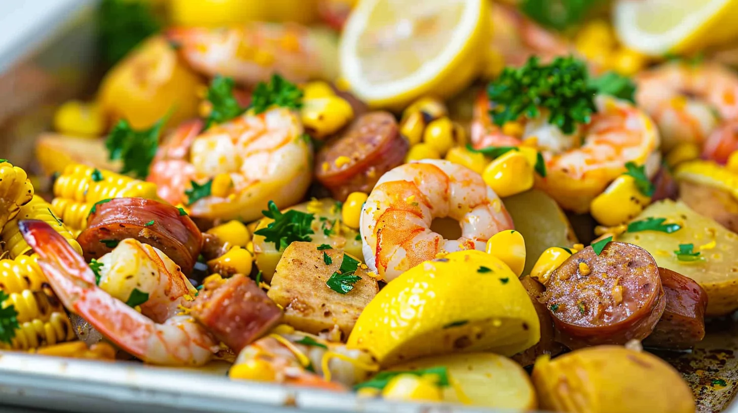 Sheet Pan Shrimp Boil