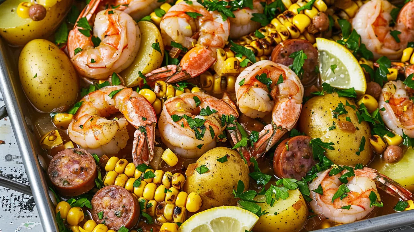 Sheetpan Shrimp Boil
