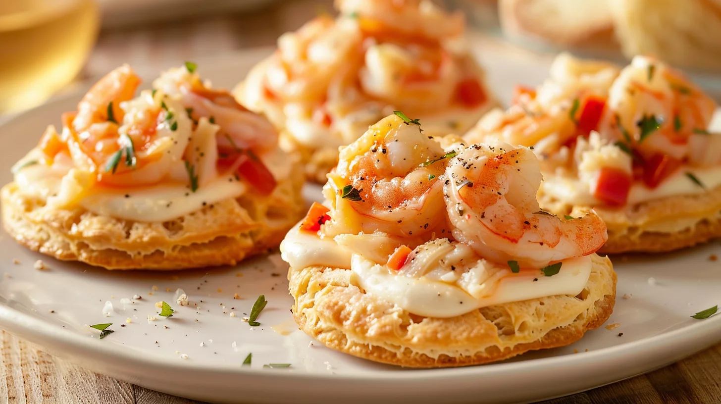 Shrimp and Crab Biscuit Bomb Melts