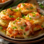 Shrimp and Crab Crunchwrap Biscuit Bomb Melts