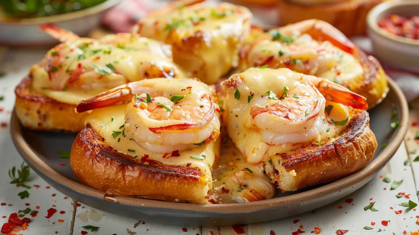 Shrimp and Crab Monte Cristo Bomb Sandwiches