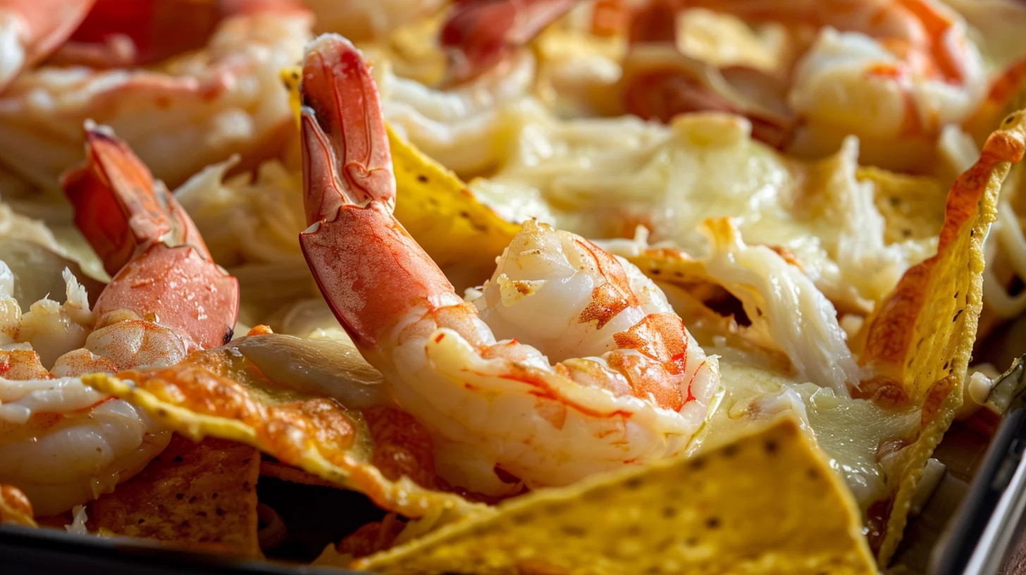 Shrimp and Crab Toasted Nacho Bomb Sticks
