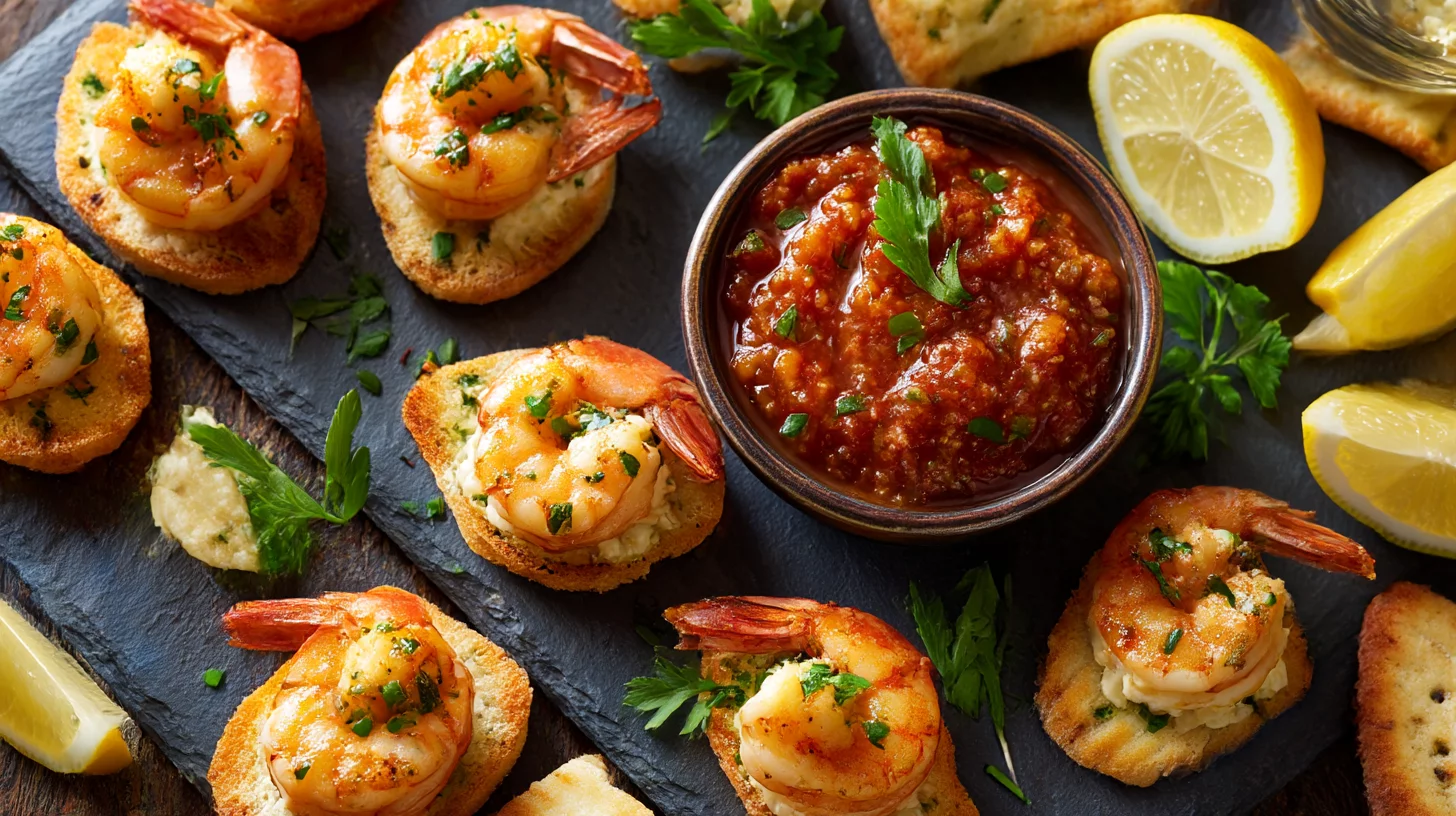 Shrimp and Crab Wonton Nacho Poppers
