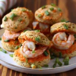 Shrimp and Pimento Cheese Stuffed Biscuit Bombs