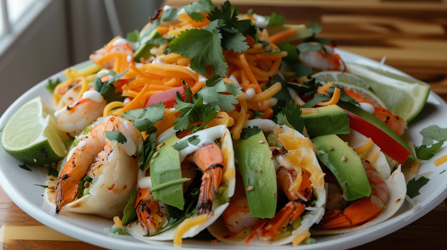 Shrimp-crab Fajita Roll