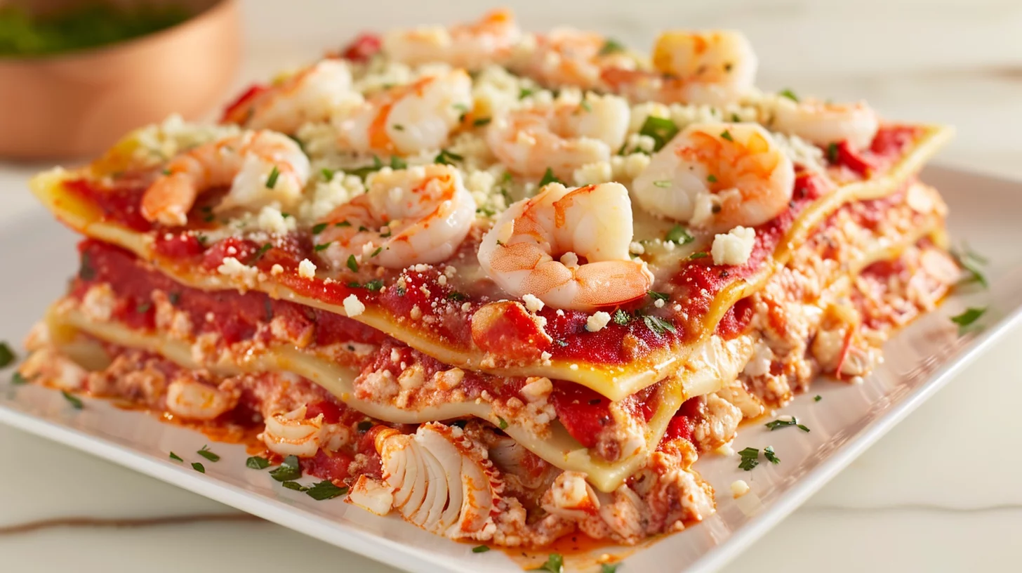 Shrimp Crab Lasagna