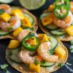 Shrimp Mango Ceviche Tostadas
