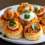 Shrimp Nacho Biscuit Twirl Bombs