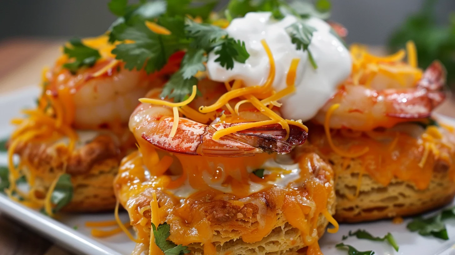 Shrimp Nacho Biscuit Twirl Bombs