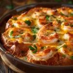 Shrimp Po'boy Casserole With Crispy French Bread Crust
