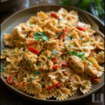 Spicy Cajun Bowtie Pasta
