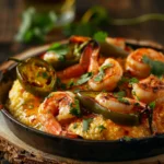 Spicy Shrimp and Grits Stuffed Jalapeño Poppers