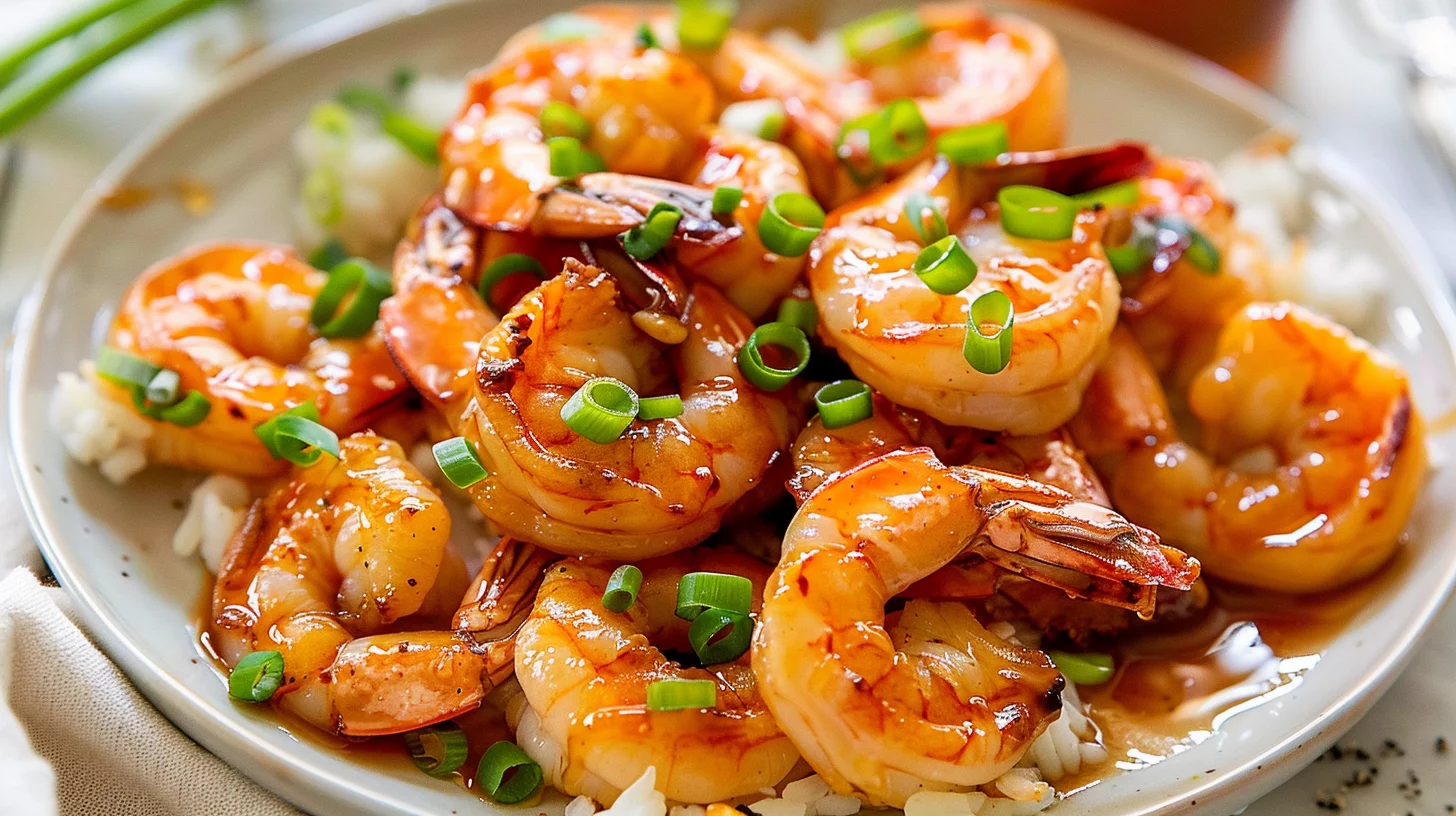 10 Minute Honey Garlic Shrimps