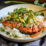 Air Fryer Spicy Hasselback Salmon