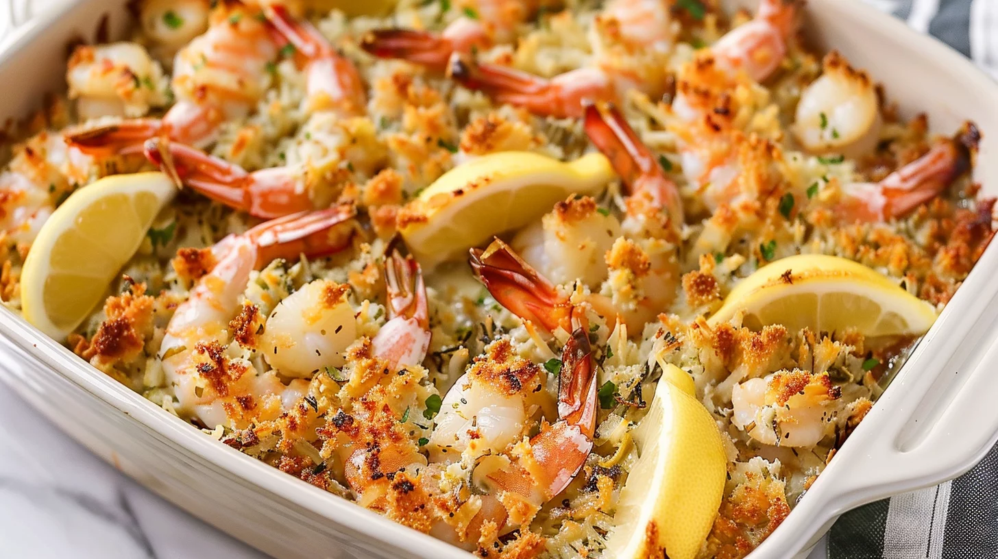 Baked Stuffed Shrimp Casserole