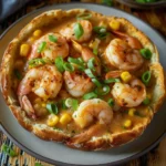 Cajun Shrimp and Andouille Corn Chowder Bread Bowls